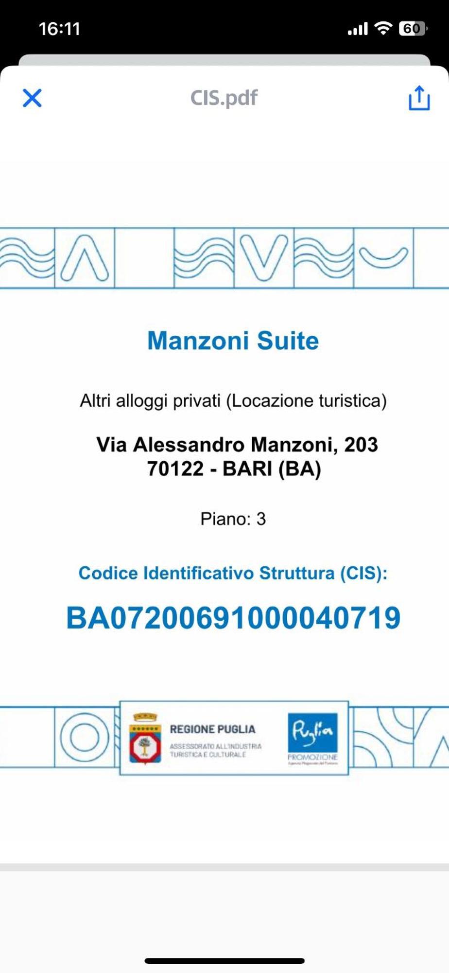 Manzoni Suite Bari Luaran gambar
